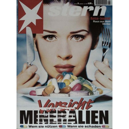 stern Heft Nr.8 / 15 Februar 1996 - Vorsicht Mineralien