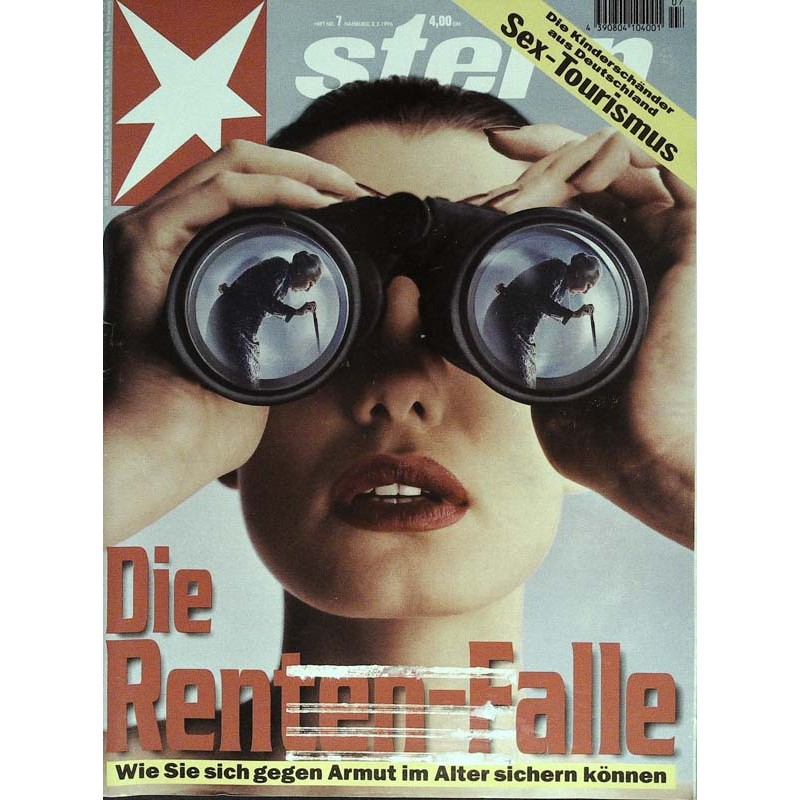 stern Heft Nr.7 / 8 Februar 1996 - Die Renten-Falle