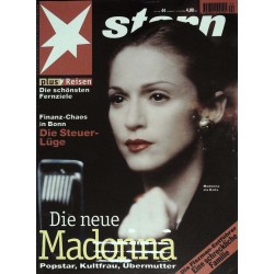 stern Heft Nr.44 / 24 Oktober 1996 - Die neue Madonna