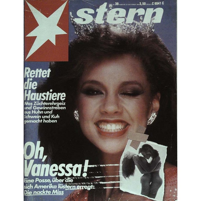 stern Heft Nr.39 / 20 September 1984 - Oh, Vanessa Williams