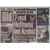 Bild Zeitung Mittwoch, 18 Februar 2026 - Hoffnung bei Krebs