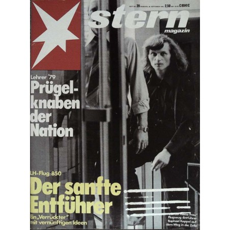 stern Heft Nr.39 / 20 September 1979 - Der sanfte Entführer
