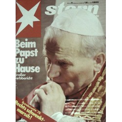 stern Heft Nr.44 / 26 Oktober 1978 - Beim Papst zu Hause