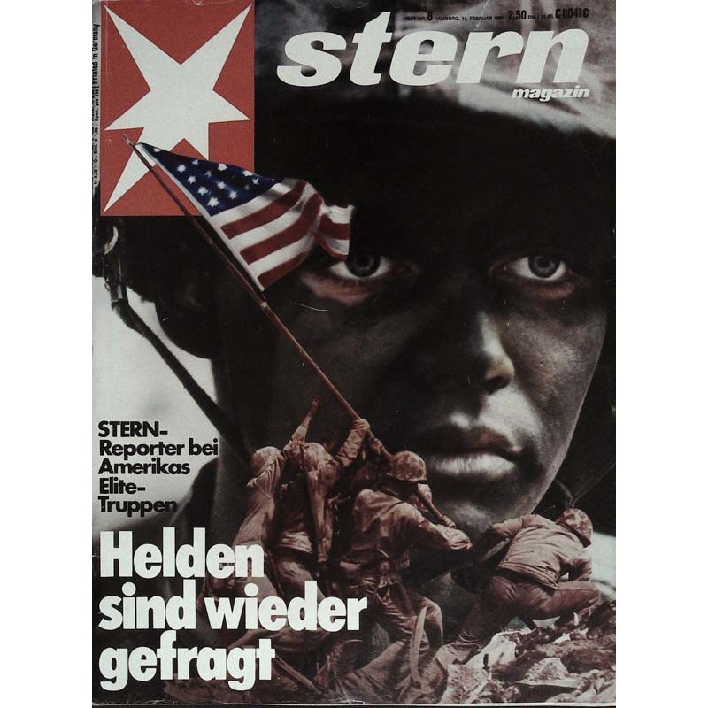 stern Heft Nr.8 / 14 Februar 1980 - Helden sind wieder gefragt