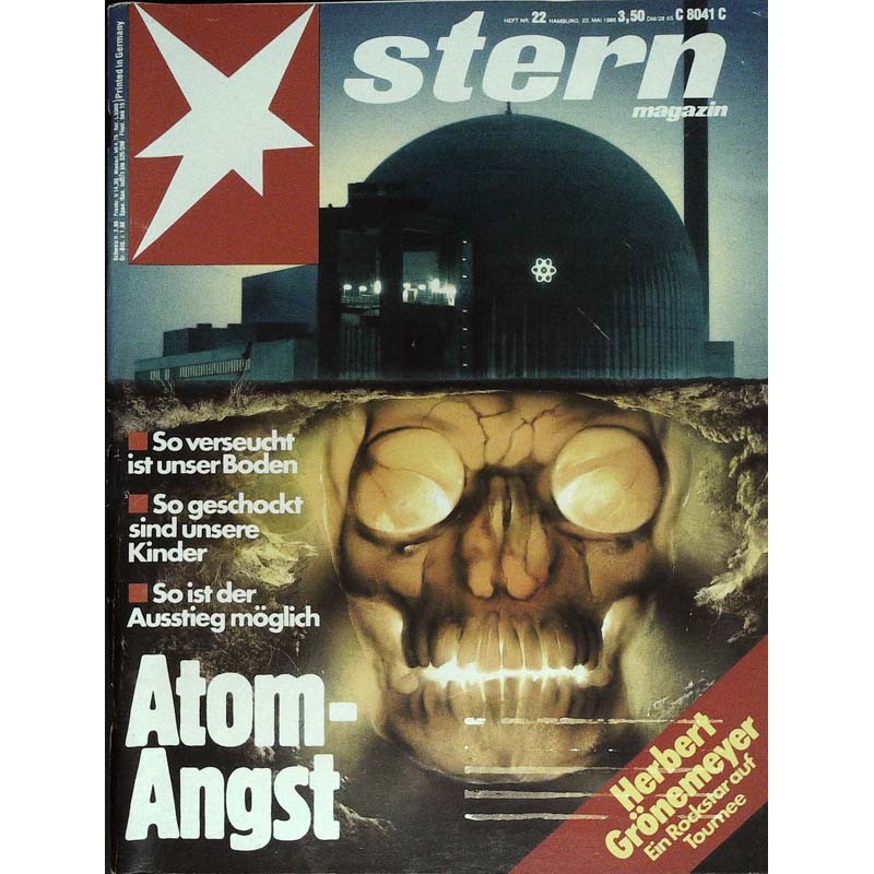 stern Heft Nr.22 / 22 Mai 1986 - Atom Angst
