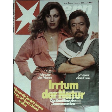 stern Heft Nr.45 / 31 Oktober 1979 - Irrtum der Natur