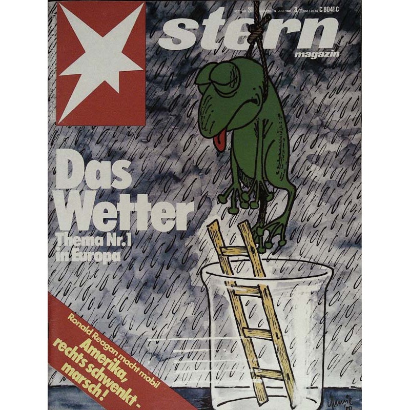 stern Heft Nr.31 / 24 Juli 1980 - Das Wetter