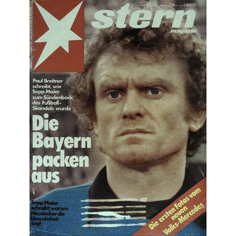stern Heft Nr.14 / 29 März 1979 - Die Bayern packen aus