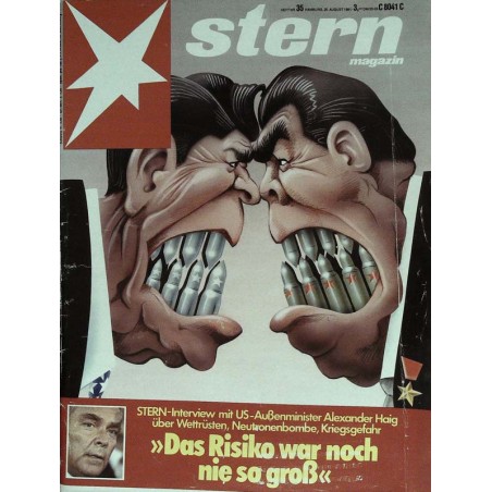 stern Heft Nr.35 / 20 August 1981 - US-Außenminister