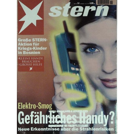 stern Heft Nr.51 / 14 Dezember 1995 - Elektro Smog