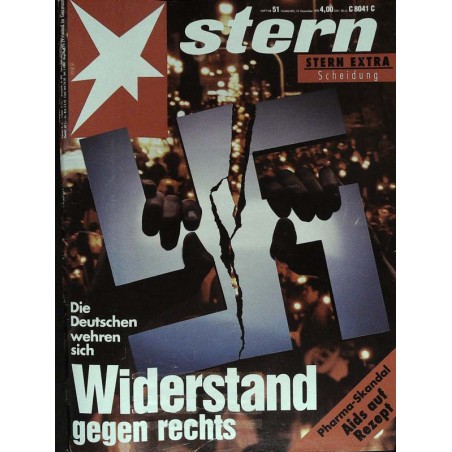 stern Heft Nr.51 / 10 Dezember 1992 - Widerstand gegen rechts