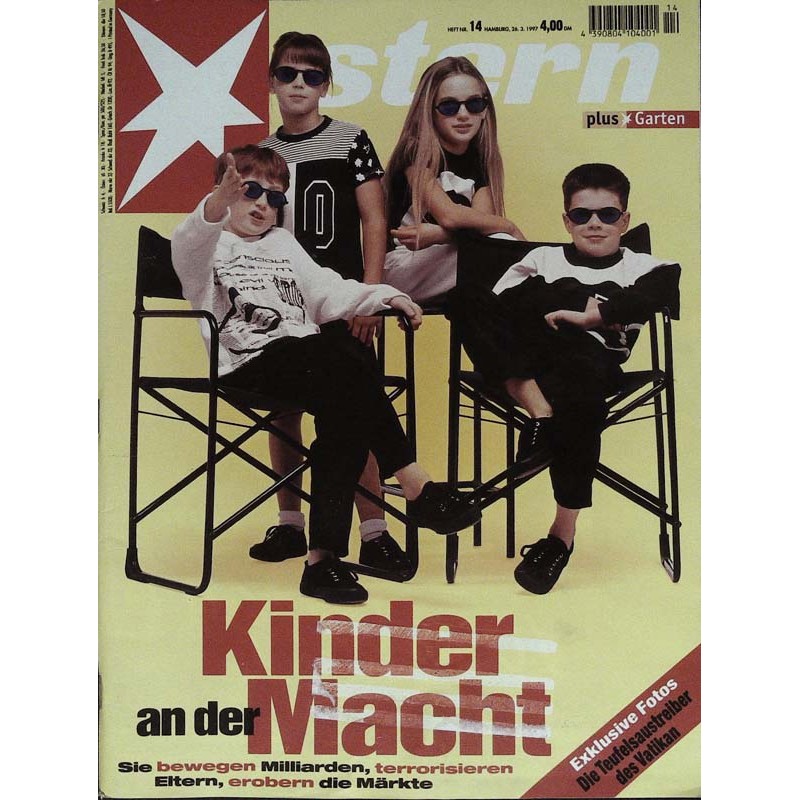 stern Heft Nr.14 / 26 März 1997 - Kinder an der Macht