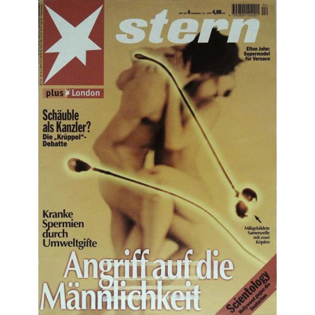 stern Heft Nr.4 / 16 Januar 1997 - Angriff auf die Männlichkeit