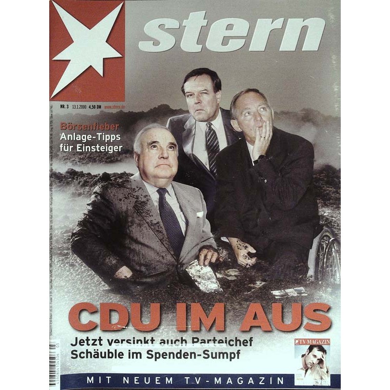 stern Heft Nr.3 / 13 Januar 2000 - CDU im Aus