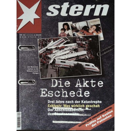 stern Heft Nr.34 / 16 August 2001 - Die Akte Eschede