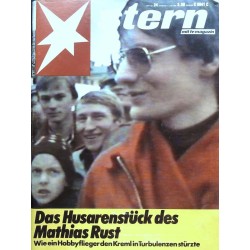 stern Heft Nr.24 / 3 Juni 1987 - Das Husarenstück des Mathias Rust