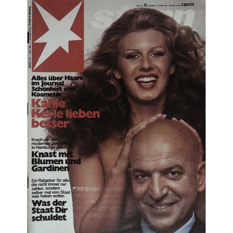 stern Heft Nr.13 / 18 März 1976 - Alles über Haare