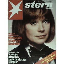 stern Heft Nr.8 / 12 Februar 1976 - Shirley MacLaine