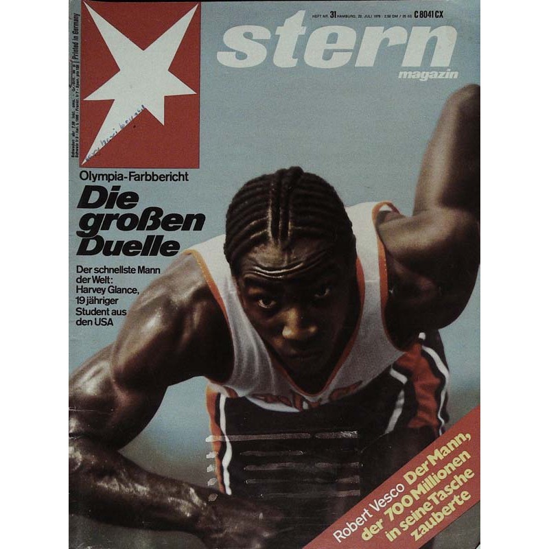 stern Heft Nr.31 / 22 Juli 1976 - Harvey Glance