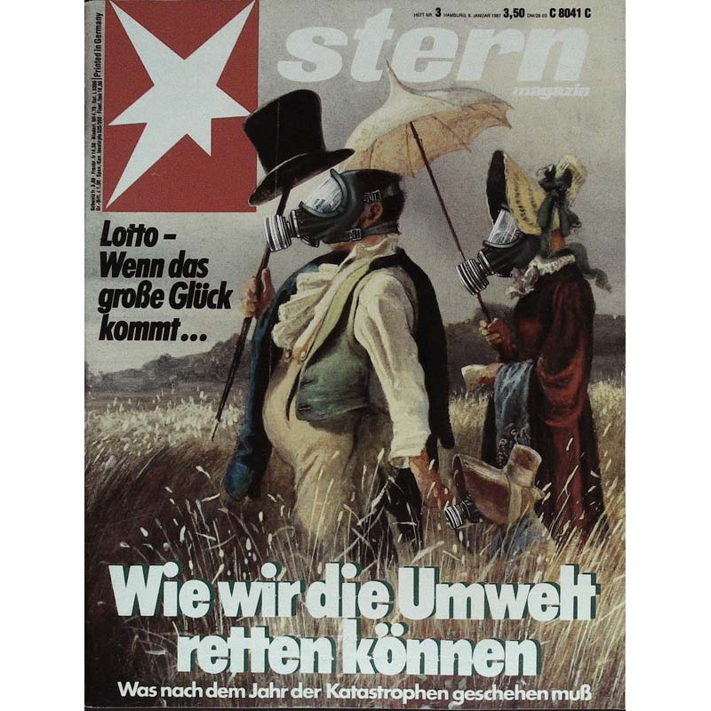 stern Heft Nr.3 / 8 Januar 1987 - Die Umwelt retten