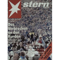 stern Heft Nr.16 / 11 April 1991 - Verbrechen an Kurden