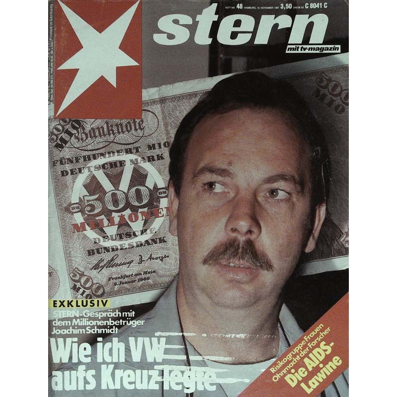 stern Heft Nr.48 / 19 November 1987 - Joachim Schmidt