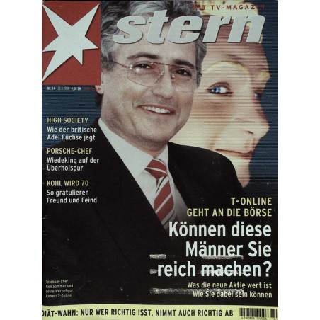 stern Heft Nr.14 / 30 März 2000 - T-Online geht an die Börse