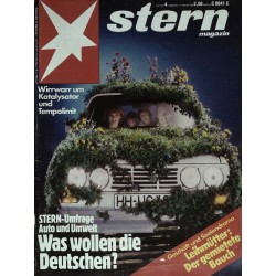 stern Heft Nr.4 / 17 Januar 1985 - Auto und Umwelt