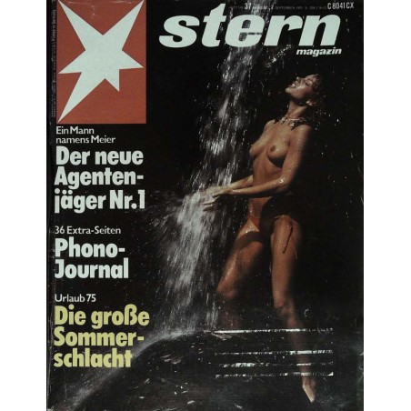 stern Heft Nr.37 / 4 September 1975 - Die große Sommerschlacht