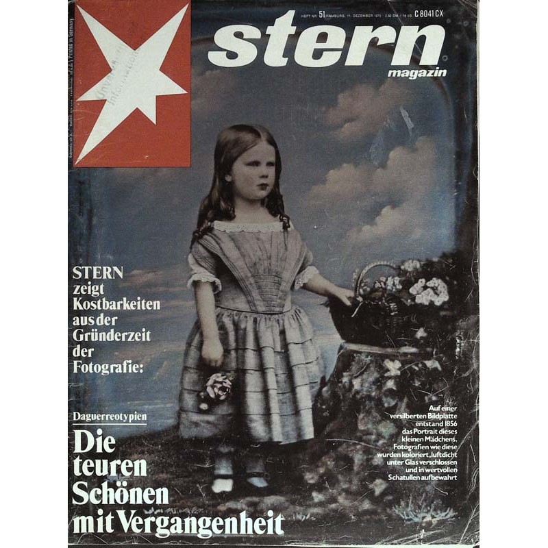 stern Heft Nr.51 / 11 Dezember 1975 - Daguerreotypien