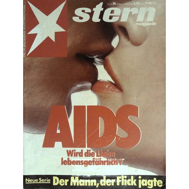 stern Heft Nr.34 / 15 August 1985 - Aids, lebensgefährlich?