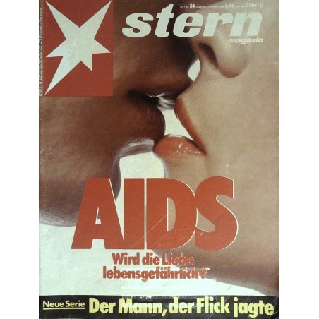 stern Heft Nr.34 / 15 August 1985 - Aids, lebensgefährlich?