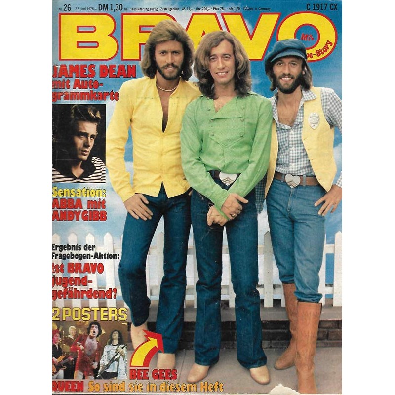 BRAVO Nr.26 / 22 Juni 1978 - Bee Gees