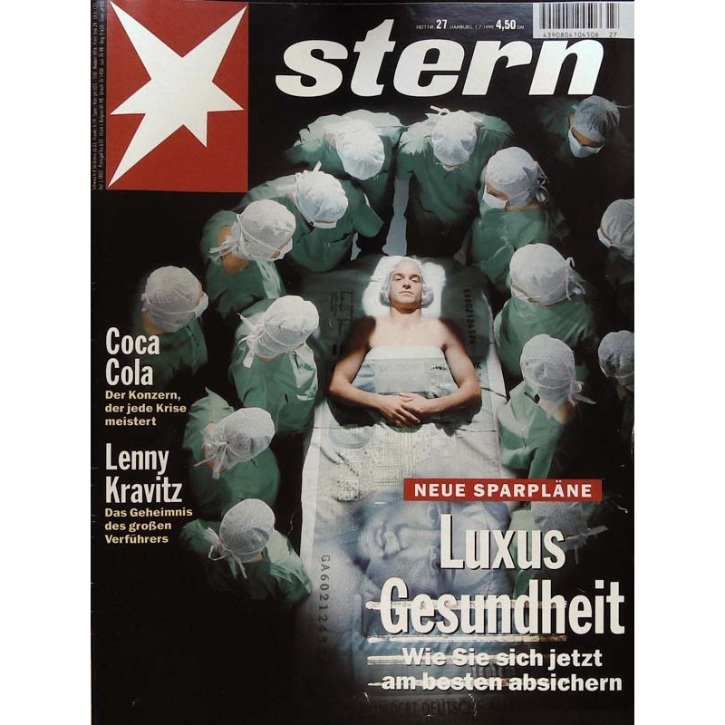 stern Heft Nr.27 / 1 Juli 1999 - Luxus Gesundheit