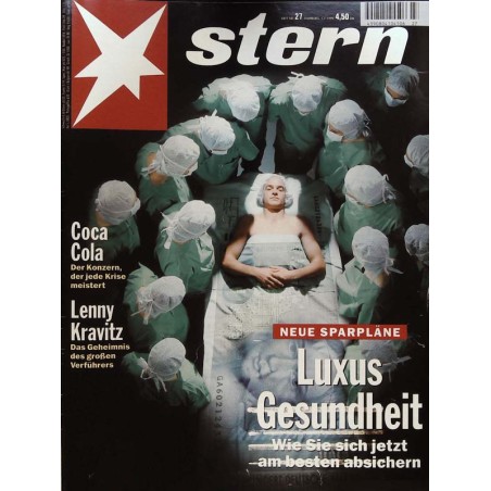 stern Heft Nr.27 / 1 Juli 1999 - Luxus Gesundheit