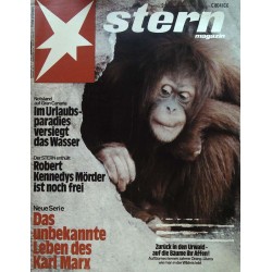 stern Heft Nr.9 / 20 Februar 1975 - Zahme Orang-Utans