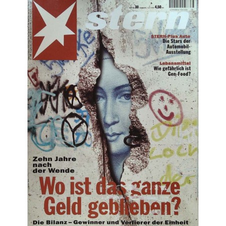 stern Heft Nr.38 / 16 September 1999 - Wo ist das ganze Geld geblieben?