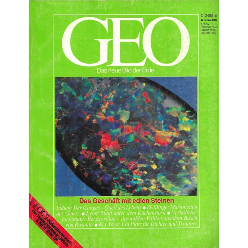 Geo Nr. 5 / Mai 1983 - Das Geschäft mit den edlen Steinen