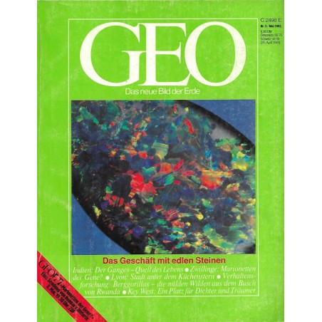 Geo Nr. 5 / Mai 1983 - Das Geschäft mit den edlen Steinen