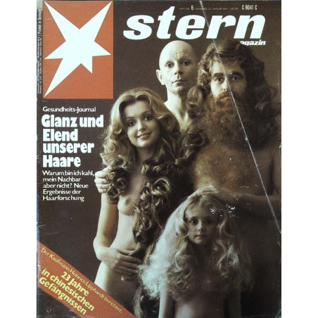 stern Heft Nr.6 / 31 Januar 1974 - Glanz und Elend unserer Haare