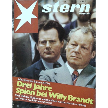stern Heft Nr.19 / 2 Mai 1974 - Alles über die Bonner Affäre