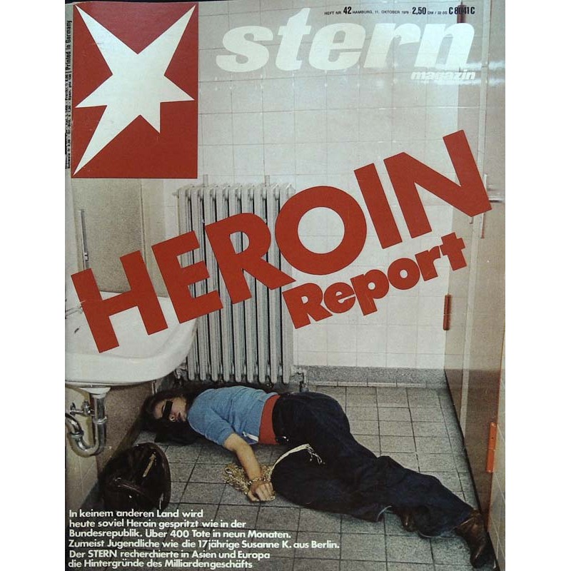 stern Heft Nr.42 / 11 Oktober 1979 - Heroin Report