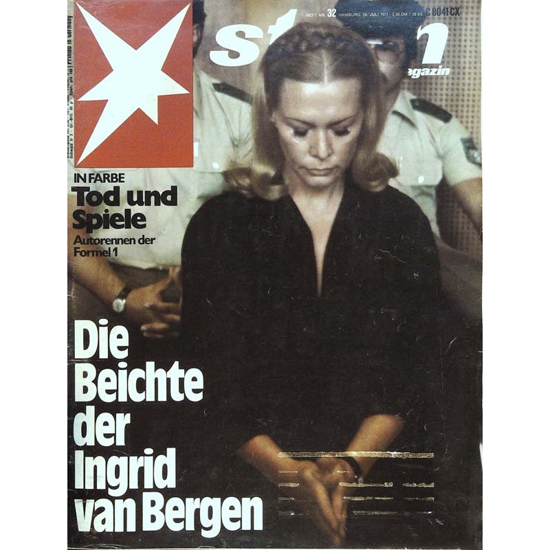 stern Heft Nr.32 / 28 Juli 1977 - Ingrid van Bergen