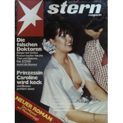 stern Heft Nr.15 / 3 April 1975 - Prinzessin Caroline wird Keck