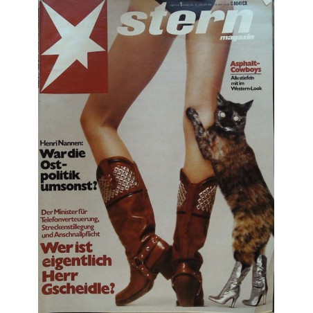 stern Heft Nr.5 / 22 Januar 1976 - Asphalt Cowboys