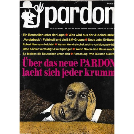 pardon Heft 5 / Mai 1972 - neue Pardon, lacht sich jeder krumm