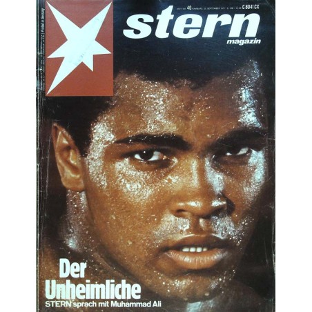 stern Heft Nr.40 / 25 September 1975 - Muhammad Ali