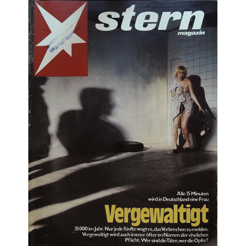 stern Heft Nr.47 / 13 November 1975 - Vergewaltigt