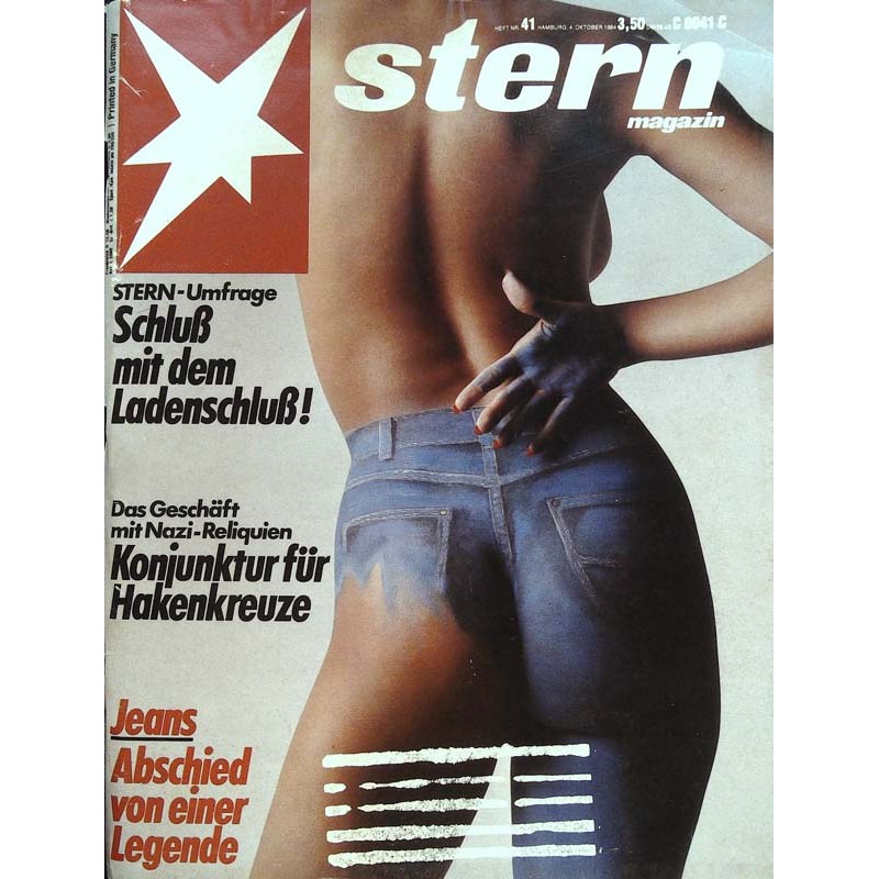 stern Heft Nr.41 / 4 Oktober 1984 - Jeans