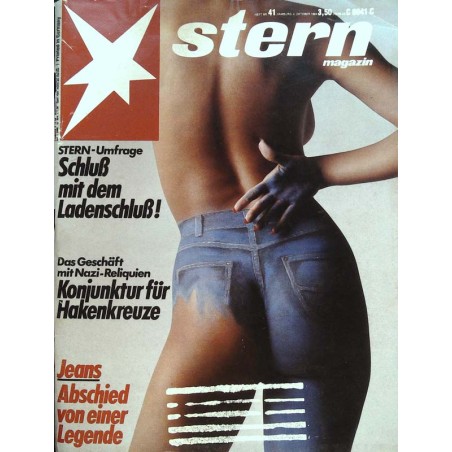 stern Heft Nr.41 / 4 Oktober 1984 - Jeans